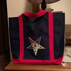 Tote with Eastern Star Emblem